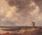GOYEN, Jan van Windmill by a River fg USA oil painting artist